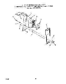 Control Panel Diagram and Parts List for 1765*0A  Roper Range