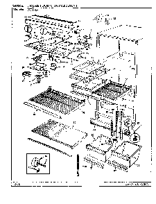 03 - Fresh Food Compartment Diagram and Parts List for NT17L6A  Whirlpool Refrigerator