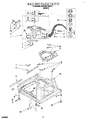 MACHINE BASE Diagram and Parts List for KAWE877BWH1  KitchenAid Washer