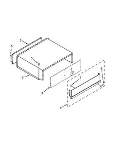 Top Grille And Unit Cover Parts Diagram and Parts List for KBFN502EBS00  KitchenAid Refrigerator