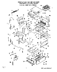 Body Diagram and Parts List for 1353*4A  Roper Range