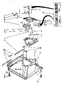 Machine Base Diagram and Parts List for LA7800XSN1  Whirlpool Washer