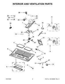 Part Location Diagram of W11465624 Whirlpool TRANSFORMR