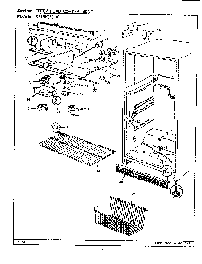 03 - Fresh Food Compartment Diagram and Parts List for RB19KA-00  Whirlpool Refrigerator