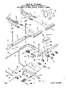 Burner Diagram and Parts List for 1213*3A  Roper Range