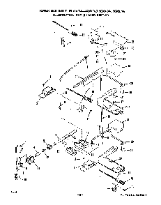 Burner Diagram and Parts List for 1093B1A  Roper Wall Oven