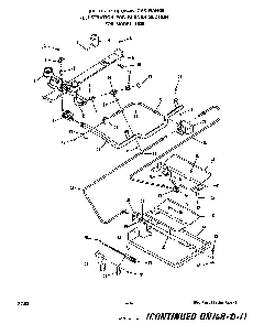 Burner Diagram and Parts List for 1525*3A  Roper Range