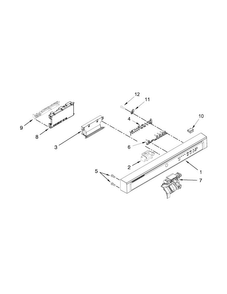 Part Location Diagram of W10629551 Whirlpool CLIP
