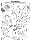 Part Location Diagram of W10138031 Whirlpool DRUM