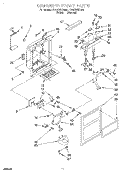 DISPENSER FRONT Diagram and Parts List for ED20TWXDN02  Whirlpool Refrigerator