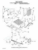 UNIT PARTS Diagram and Parts List for GSF26C5EXB00  Whirlpool Refrigerator