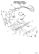 CONTROL PARTS Diagram and Parts List for TS25AFXKT01  Estate Refrigerator