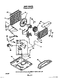 UNIT, LIT/OPTIONAL Diagram and Parts List for ACQ102XW1  Whirlpool Air Conditioner