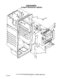 LINER Diagram and Parts List for RT18DKYWW01  Roper Refrigerator