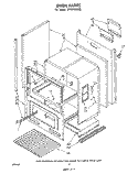 OVEN , LITERATURE Diagram and Parts List for SF301BSKN0  Whirlpool Range