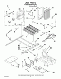 UNIT PARTS Diagram and Parts List for 6GD5SHGXSS07  Whirlpool Refrigerator