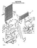 UNIT Diagram and Parts List for ET14JMXSW04  Whirlpool Refrigerator