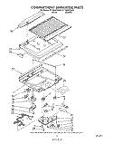 COMPARTMENT SEPARATOR Diagram and Parts List for ET18HKXSW20  Whirlpool Refrigerator