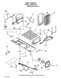 UNIT PARTS Diagram and Parts List for GSC25C4EYY02  Whirlpool Refrigerator