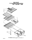 SHELF Diagram and Parts List for RT18DKXWW02  Roper Refrigerator