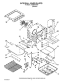 INTERNAL OVEN PARTS Diagram and Parts List for KGSS907XSP01  KitchenAid Range