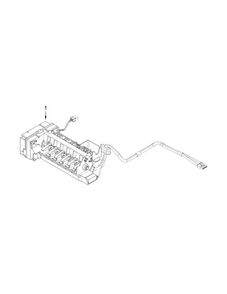 Icemaker Parts Diagram and Parts List for WRF997SDDM02  Whirlpool Refrigerator