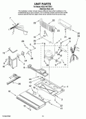 UNIT PARTS, OPTIONAL PARTS (NOT INCLUDED) Diagram and Parts List for KBLS19KTSS01  KitchenAid Refrigerator