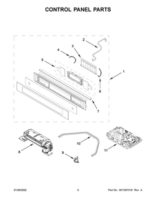 Part Location Diagram of W11683043 Whirlpool POWER BOARD KA TRS BABBAGE SER