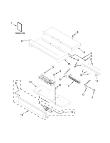 Control Panel Parts Diagram and Parts List for WOD93EC7AB04  Whirlpool Wall Oven