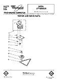 MOTOR AND DRIVE, LIT/OPTIONAL Diagram and Parts List for JJTF8500XLP3  Whirlpool Trash Compactor