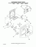 Part Location Diagram of 2326383T Whirlpool COVER-FRNT