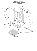 FRAME Diagram and Parts List for TC900QPDQ1  Whirlpool Trash Compactor