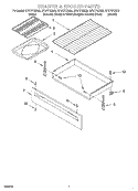 DRAWER & BROILER Diagram and Parts List for SF377PEGT5  Whirlpool Range