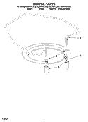 HEATER PARTS Diagram and Parts List for KUDP01DLBL3  KitchenAid Dishwasher