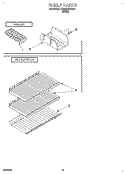 SHELF, LIT/OPTIONAL Diagram and Parts List for ET18SKRDW01  Whirlpool Refrigerator