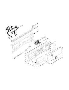 Part Location Diagram of W11223724 Whirlpool HANDLE