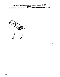 Wire Harness Diagram and Parts List for 1346*0A  Roper Range