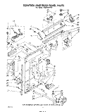 CONTROL AND REAR PANEL Diagram and Parts List for LA6000XPW3  Whirlpool Washer