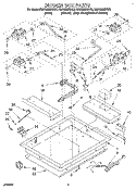 BURNER BOX Diagram and Parts List for KGCG260SAL3  KitchenAid Cooktop