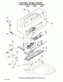 Part Location Diagram of WPW10052600 Whirlpool Screw