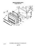 FREEZER DOOR Diagram and Parts List for ET18DKXTG05  Whirlpool Refrigerator