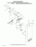 AIR FLOW PARTS Diagram and Parts List for WSF26C3EXB01  Whirlpool Refrigerator