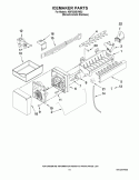 ICEMAKER PARTS Diagram and Parts List for KBFS20EVMS2  KitchenAid Refrigerator