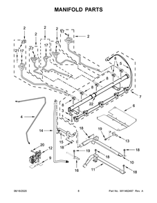 Part Location Diagram of W11347746 Whirlpool MANIFOLD