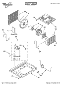 UNIT PARTS Diagram and Parts List for ACE082PT0  Whirlpool Air Conditioner