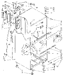 Cabinet Diagram and Parts List for ET18NKXSM03  Whirlpool Refrigerator