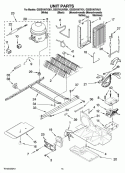 UNIT PARTS Diagram and Parts List for GS5SVAXVB01  Whirlpool Refrigerator