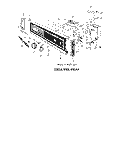 CONSOLE PANEL Diagram and Parts List for 8595L10  Roper Dishwasher