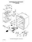 REFRIGERATOR LINER PARTS Diagram and Parts List for GI7FVCXXY02  Whirlpool Refrigerator