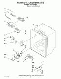 REFRIGERATOR LINER PARTS Diagram and Parts List for KFCP22EXMP2  KitchenAid Refrigerator